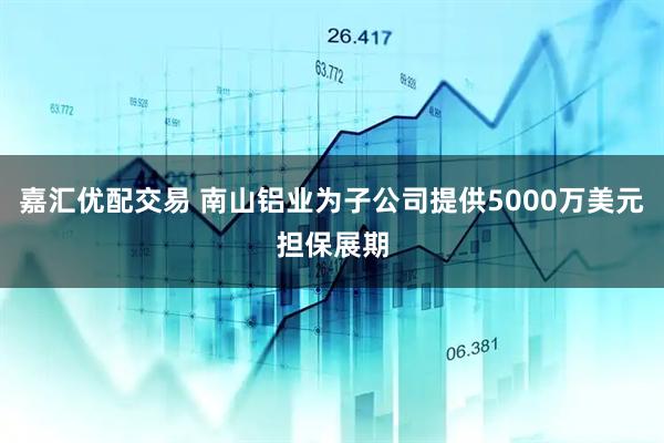 嘉汇优配交易 南山铝业为子公司提供5000万美元担保展期