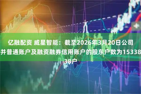 亿融配资 威星智能：截至2026年3月20日公司合并普通账户及融资融券信用账户的股东户数为15338户